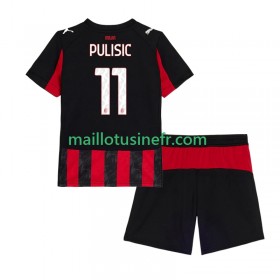 Maillot de Foot AC Milan Christian Pulisic 11 Domicile 2025-26 - Enfant
